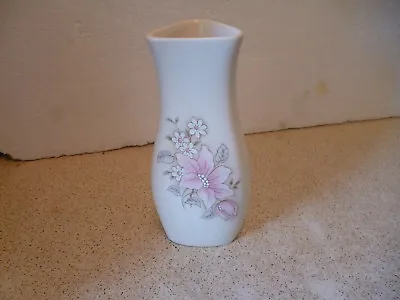 Buy Vintage Vase From Purbeck Gifts Poole Dorset England Triangular Floral Design • 4.99£
