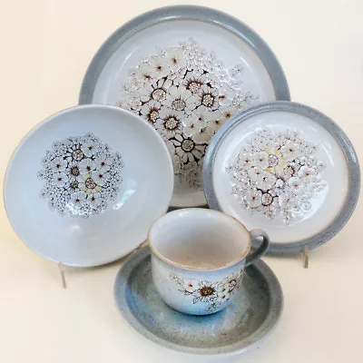 Buy REFLECTIONS By Denby 5 Piece Place Setting OLD VERSION NEW NEVER USED England • 104.35£