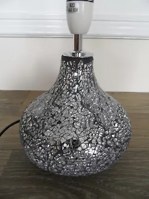 Buy Crackle Glass Mosaic Style Table Lamp Base • 9.99£