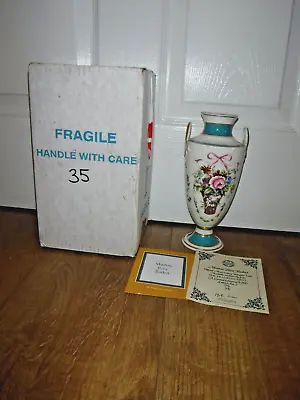 Buy Vintage Minton Bicentenary (1793-1993) Rose Basket Twin-Handled Vase ~ Excellent • 34.99£
