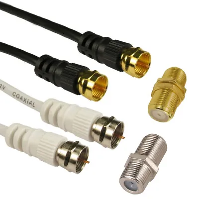 Buy Coaxial Satellite Cable F Type Aerial Lead Male To M Sky Virgin Media Extension • 1.29£