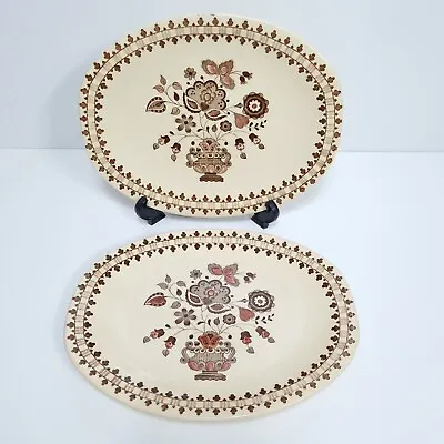 Buy Johnson Brothers Old Granite Jamestown Serving Platters Staffordshire Oval X 2 • 23.32£