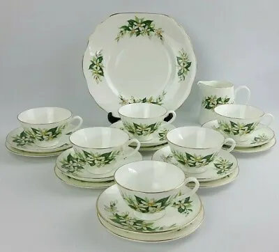 Buy Royal Tuscan 20 Piece Bone China Tea Set - Floral Vintage Excellent • 62£