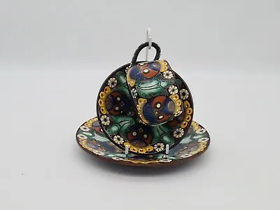 Buy Adolf Schweizer Steffisburg Pottery Art Nouveau Trio Signed AS Thoune Circa 1930 • 14.99£