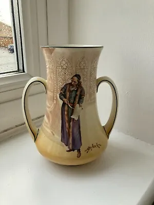 Buy Beautiful Vintage Royal Doulton Art Vase - Shylock - From Its Shakespeare Series • 8.50£