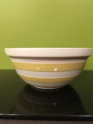 Buy T G Green Cornishware Yellow And White  Large Bowl • 142.25£