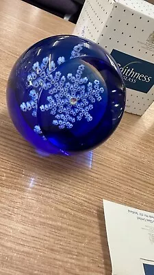 Buy Caithness Glass Paperweight. White Friars Millennium Snowflake Limited Edition • 45£