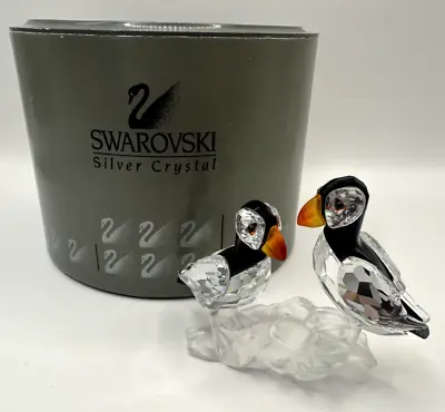 Buy Swarovski 261643 Puffins On Rock • 98£