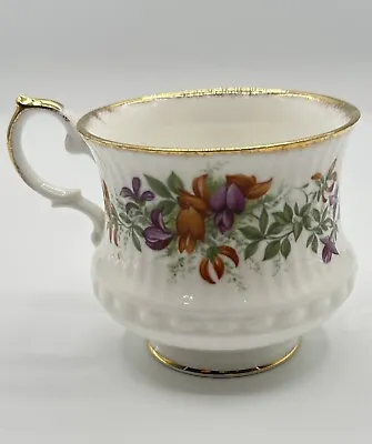 Buy VTG Queens Fine Rosina Bone China Pattern Wild Flower #10 Cup Made In England • 7.59£