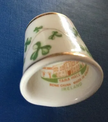 Buy Royal Tara Irish Fine Bone China Thimble - Shamrocks Entwinned On Vine Design • 4.50£