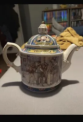 Buy Sadler Oliver Twist Teapot Ceramic Collectable Decorative Made In England • 18£