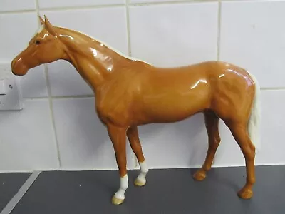 Buy Beswick Large Race Horse 1564 28.5cms Palomino Lovely Condition No Damage RARE • 99.95£