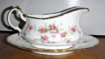Buy Royal Albert Paragon Victoriana Rose Gravy Boat & Underplate ~ Excellent • 14.99£