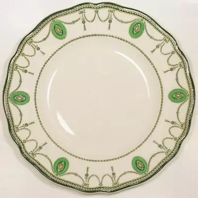Buy Royal Doulton Countess Porcelain Art Deco Green Swags Bone China Side Plate-chip • 10£