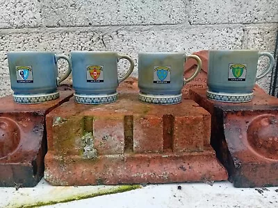 Buy Rare Irish Shamrock Pottery Wade Provinces Of Ireland Cups Mugs Flags Northern U • 45£