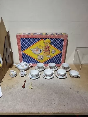 Buy RARE Vintage 1940s Boxed Children's China Tea Set Doll Toys *Read Descrip* (J8) • 24£