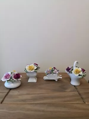 Buy Staffordshire Royale Fine Bone China Floral Lot Made In England Abbydean • 24.99£