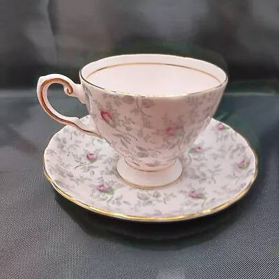 Buy TUSCAN Tea Cup Saucer Set Fine English Bone China Pink Gold Floral  Rose • 28.81£