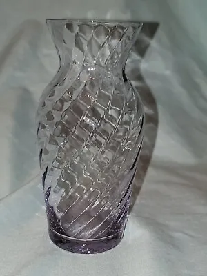 Buy Vintage Pale Amethyst Lilac Art Glass Bud Vase Approx 5.5  • 12.33£