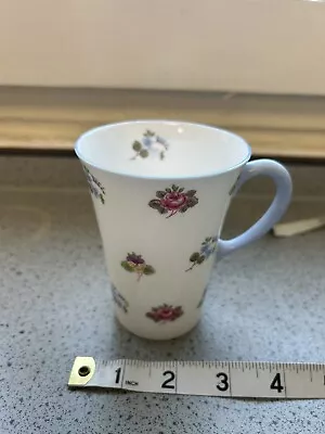 Buy Rare Vintage Shelley Bone China Floral Mug Beaker Cup Rose Pansy Pink Blue Fine • 9.99£