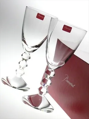 Buy Baccarat Vega Fortissimo Crystal  Wine Glass  Clear 2set With Box • 142.76£