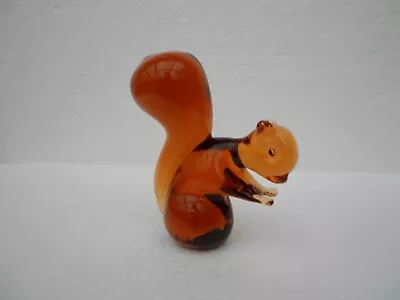 Buy Wedgwood Amber Glass Squirrel Ornament / Paperweight • 10£