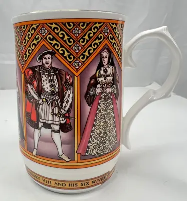 Buy James Sadler And Sons King Henry VIII & His Six Wives Cup Mug Fine Bone China • 13.62£