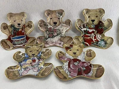 Buy The Franklin Mint Bear Collector Holiday  Plates  Limited Edition Fine Porcelain • 28.41£