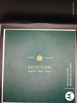 Buy Four MINTON Bone China Floral Coasters Haddon Hall In Original Box • 30£