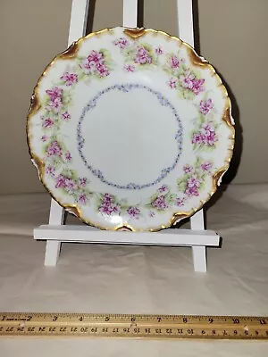Buy Limoges France Elite Floral Antique China Dessert Plate 1900’s • 11.37£