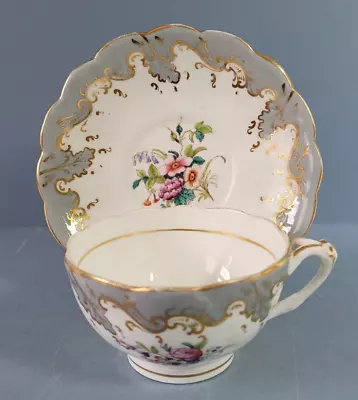 Buy Antique John RIDGWAY Porcelain Teacup And Saucer,  Pattern 5/3786  C1850 1856 • 35£