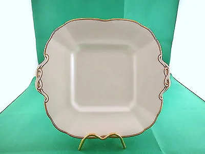 Buy Cauldon England White / Gold Cake Plate  • 15£