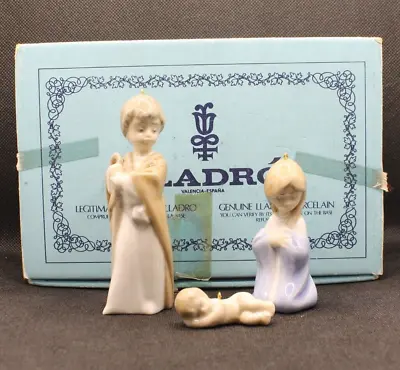 Buy Lladro Nativity Ornaments 5657 Sagrada Familia Holy Family Mary Joseph Jesus Vtg • 85.20£