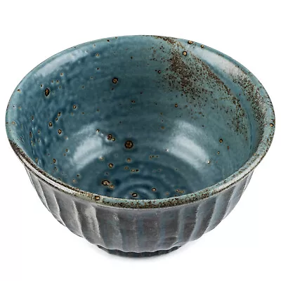 Buy Blue Wabi Sabi Premium Japanese Donburi Bowl • 24£