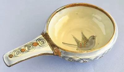 Buy Tonala Ken Edwards Mexican Pottery Soup Bowl With Handle Bird Design FREE Ship • 27.40£