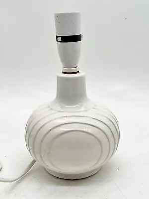 Buy Vintage Hornsea Pottery Concept Table Lamp White • 34.99£