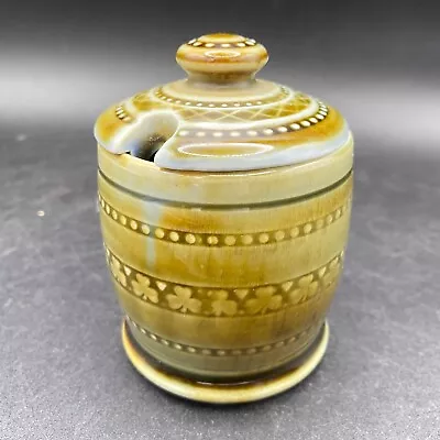 Buy Irish Wade Porcelain Shamrock Jam Preserve Pot Lidded Jar Smart Table Wear • 13.98£