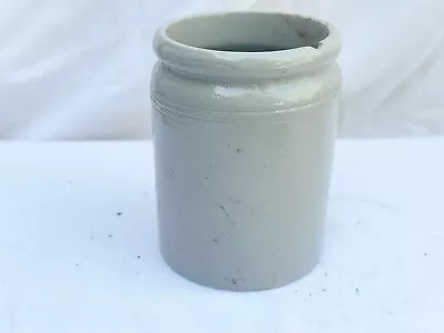 Buy Vintage White Stoneware Pot Jar Canister Kitchen Utensil Storage • 29.99£