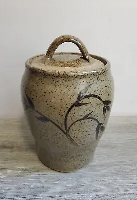 Buy Jim & Sue Hughan Scottish Hand Thrown Studio Pottery Large Lidded Jar • 39.99£