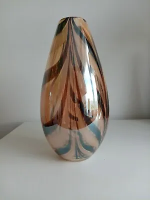 Buy Murano  Vase Style 1960, Brown Colour Czech Or Italy, Vintage & Retro Design.  • 40.99£