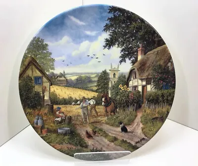Buy Royal Doulton English Fine Bone China Limited Edition Plate Cutting The Corn • 23.95£