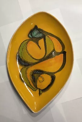 Buy Vintage Poole Pottery Delphis, Oval Plate Shape 91 ? Marked 'W' Or 'M' ?? • 19.99£