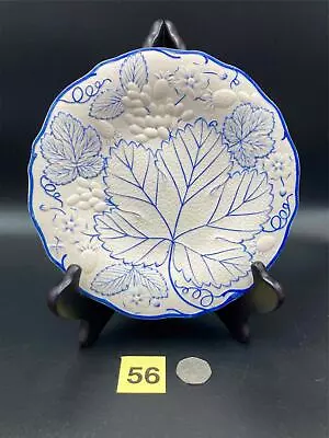 Buy WH Goss Crested China - RARE BLUE GOSS!  - Plate With Vine And Grape Decoration • 150£