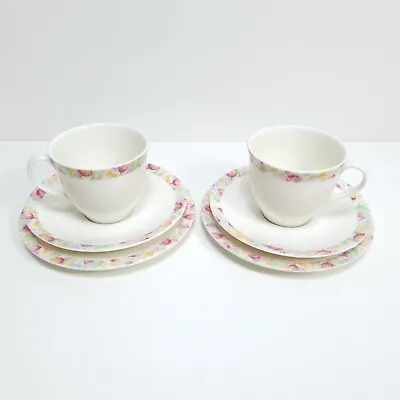 Buy M&S St Michael Trio Gemma , Cup Saucer And Plate 2 Sets Vintage Marks & Spencer  • 15.68£