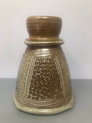 Buy Tony Dasent? For South Heighton Studio Pottery Salt Glazed Flower Vase #1572 • 45£