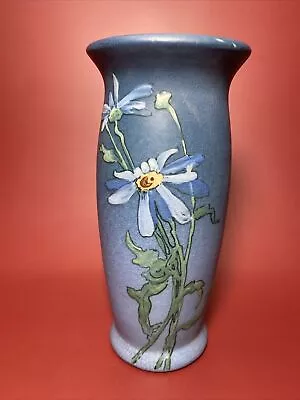 Buy Weller Ware Antique Vintage Vase Naomi Walch Daisy Coneflower Blue Gorgeous Z9 • 481.47£