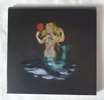 Buy Striking Retro Hand Painted Mermaid Sea Themed Design 6 Inch Tile • 28£