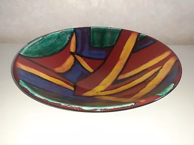 Buy Stunning Large Poole Pottery Graffiti Bowl (13 Inches) • 80£