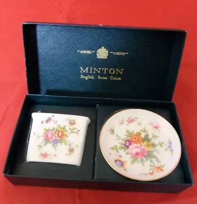 Buy Minton Marlow Bone China Dish And Vase. • 10£