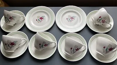 Buy Myott ‘China Lyke’ Ware 14 Piece Part Tea Set 6 Cups 2 Plates • 5£